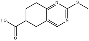 2-(甲硫基)-5,6,7,8-四氢喹唑啉-6-羧酸 结构式
