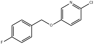 2-氯-5-((4-氟苯甲基)氧代)吡啶 结构式