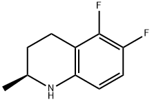 (S)-5,6-二氟-2-甲基-1,2,3,4-四氢喹啉 结构式