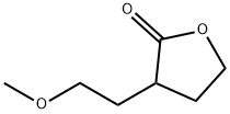 3-(2-Methoxy-ethyl)-dihydro-furan-2-one 结构式