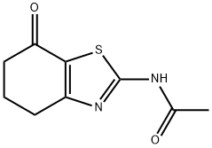 N-(7-OXO-4,5,6,7-TETRAHYDROBENZO[D]THIAZOL-2-YL)ACETAMIDE 结构式