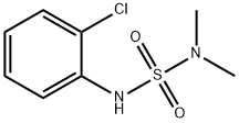 N'-(2-chloro-phenyl)-N,N-dimethyl-sulfamide 结构式
