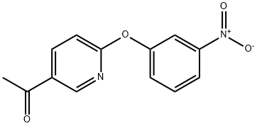 2-(3-硝基苯氧基)-5-乙酰基吡啶 结构式