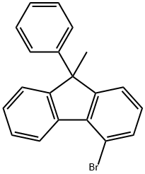 4-溴-9-甲基-苯基芴 结构式