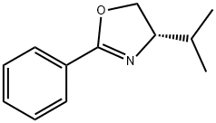 (4S)-4-异丙基-2-苯基-4,5-二氢噁唑 结构式