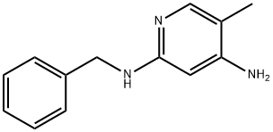 N2-benzyl-5-methylpyridine-2,4-diamine 结构式