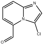 3-Chloro-imidazo[1,2-a]pyridine-5-carbaldehyde 结构式