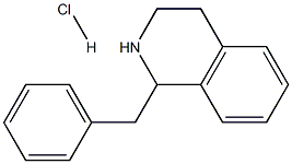 1-苄基-1,2,3,4-四氢异喹啉盐酸盐 结构式