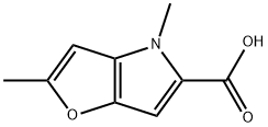 2,4-dimethyl-4H-furo[3,2-b]pyrrole-5-carboxylic acid 结构式