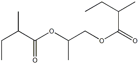 PROPYLENEGLYCOL DI-2-METHYLBUTYRATE 结构式