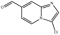 3-Chloro-imidazo[1,2-a]pyridine-7-carbaldehyde 结构式