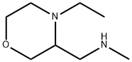 (4-Ethyl-morpholin-3-ylmethyl)-methyl-amine 结构式