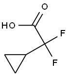 2-环丙基-2,2-二氟乙酸 结构式