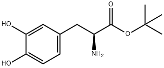 L-3,4-二羟基苯丙氨酸叔丁酯 结构式