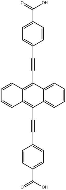 4,4' - (9,10-蒽二基二-1,1-亚乙二基)双 -苯甲酸 结构式