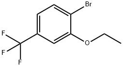 2-溴-5-三氟甲基苯乙醚 结构式