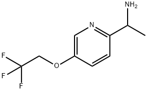 1-(5-(2,2,2-三氟乙氧基)吡啶-2-基)乙胺 结构式