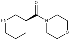 (S)-morpholino(piperidin-3-yl)methanone 结构式