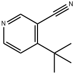 4-(叔丁基)烟腈 结构式