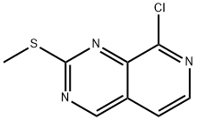 8-chloro-2-(methylthio)pyrido[3,4-d]pyrimidine 结构式