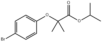 ISOPROPYL 2-(4-BROMOPHENOXY)-2-METHYLPROPANOATE 结构式