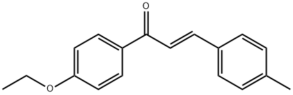 (2E)-1-(4-ethoxyphenyl)-3-(4-methylphenyl)prop-2-en-1-one 结构式