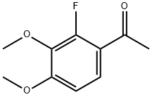 1-(2-Fluoro-3,4-dimethoxyphenyl)ethanone 结构式