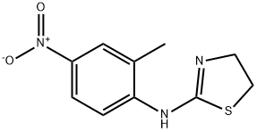 (2-Methyl-4-nitro-phenyl)-thiazolidin-2-ylidene-amine 结构式