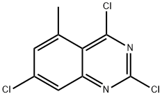 2,4,7-trichloro-5-methylquinazoline 结构式