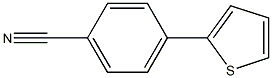 Benzonitrile, 4-(2-thienyl)- 结构式