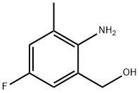 (2-氨基-5-氟-3-甲基苯基)甲醇 结构式
