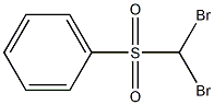 Benzene,[(dibromomethyl)sulfonyl]- 结构式