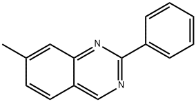 7-methyl-2-phenylquinazoline 结构式