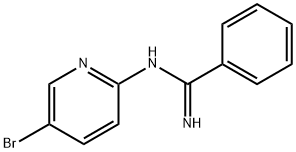 (Z)-N-(5-bromopyridin-2-yl)benzene-1-carboximidamide 结构式