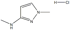 N,1-二甲基-1H-吡唑-3-胺盐酸 结构式