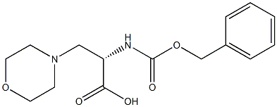 (S)-2-(((BENZYLOXY)CARBONYL)AMINO)-3-MORPHOLINOPROPANOICACID, >97% 结构式