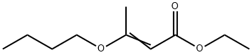 2-Butenoic acid, 3-butoxy-, ethyl ester 结构式