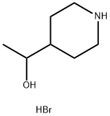 1-(4-piperidinyl)ethanol hydrobromide 结构式