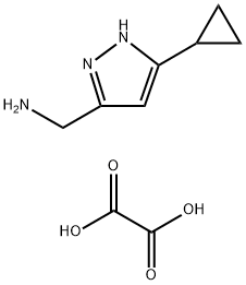 [(5-cyclopropyl-1H-pyrazol-3-yl)methyl]amine diethanedioate