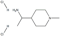 1-(1-甲基-4-哌啶基)乙胺二盐酸盐 结构式