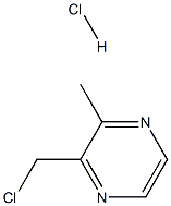 2-(chloromethyl)-3-methylpyrazine hydrochloride 结构式