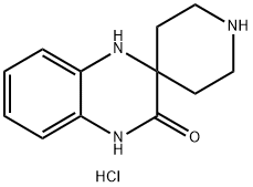 1,4-dihydro-3H-spiro[piperidine-4,2-quinoxalin]-3-one hydrochloride 结构式
