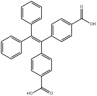 1,2-二苯基-1,2-二(4-羧基苯)乙烯 结构式