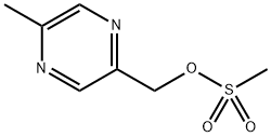 (5-methylpyrazin-2-yl)methyl methanesulfonate 结构式