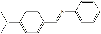 Benzenamine, N,N-dimethyl-4-[(E)-(phenylimino)methyl]- 结构式