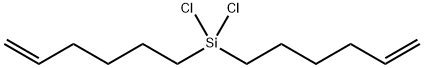 二(5-己烯基)二氯硅烷 结构式