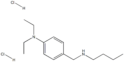 4-[(butylamino)methyl]-N,N-diethylaniline dihydrochloride 结构式