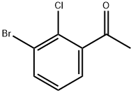 3'-溴-2'-氯苯乙酮 结构式