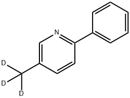 5-(甲基-D3)-2-苯基吡啶 结构式