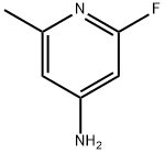2-氟-4-氨基-6-甲基吡啶 结构式